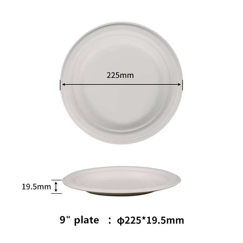 compostable round plate oem