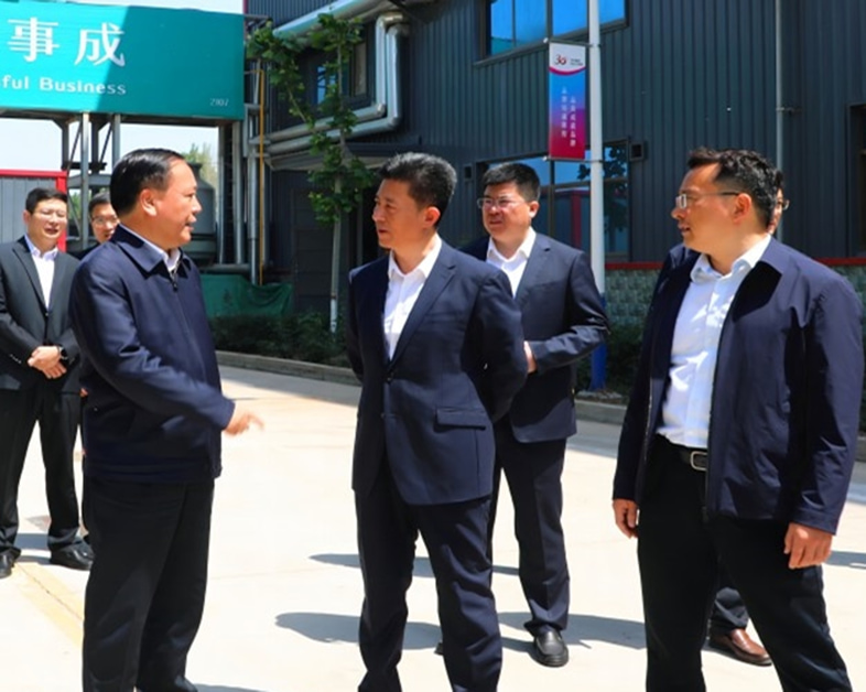 枣庄市委常委、滕州市委书记王光部莅临先信环保调研
